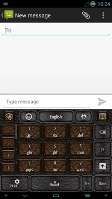 GO Keyboard Leather Theme android App screenshot 2