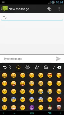 GO Keyboard Leather Theme android App screenshot 5